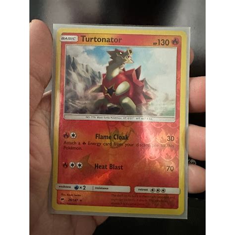 Turtonator Reverse Holo Burning Shadows Shopee Philippines