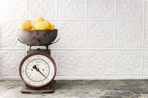 DIY Pressed Tin Kitchen Backsplash - Bless'er House