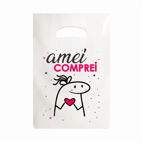 Sacolas Pl Sticas Para Loja X Personalizadas Frases Al A Vazada