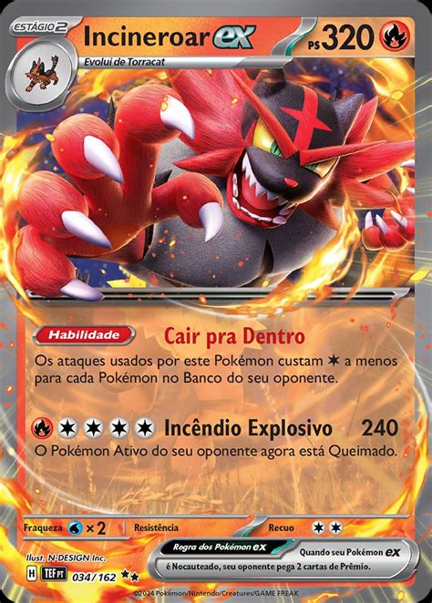 Incineroar Ex Pok Mon Myp Cards