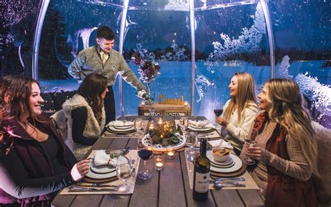 Outdoor Igloo Dining Experience In Traverse City MI Grand Traverse