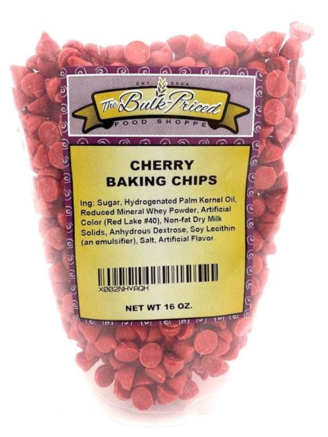 Cherry Flavored Baking Chips | Bulk Priced Food Shoppe