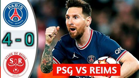 Psg Vs Reims Extended Highlights All Goals Hd Youtube