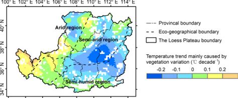 Impact Of Variations In Vegetation On Surface Air Temperature Change