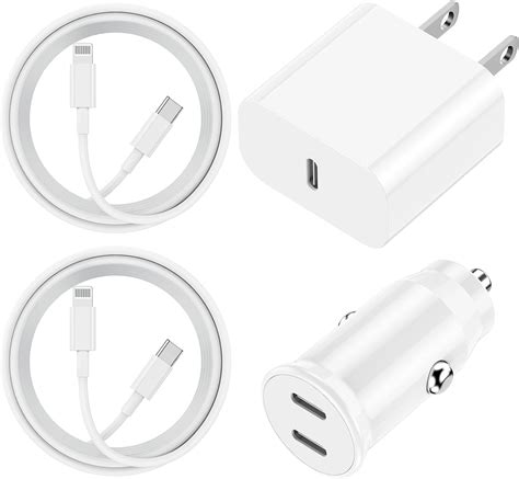 Apple iPhone Fast Car Charger, 45W Dual USB-C Ports, MFi Certified with ...