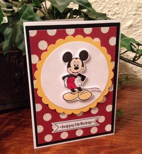 The Best Ideas for Mickey Mouse Birthday Card - Home, Family, Style and Art Ideas