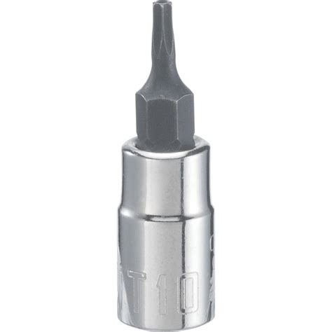 CRAFTSMAN 1 4 In Drive Tamper Proof Torx Bit Torx Driver Socket At