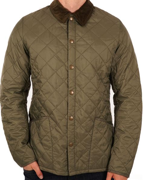 Barbour Heritage Classic Quilted Jacket Light Moss 80s Casual Classics