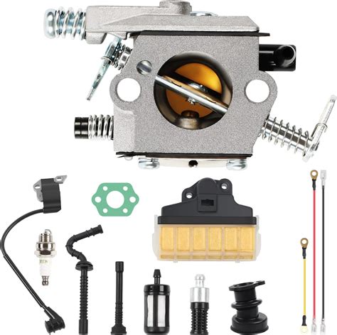 Octaor Carburetor And Ignition Coil And Air Filter Kit Replacement For Stihl 021 023