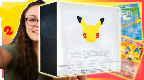 OUVERTURE DU COFFRET DRESSEUR D ÉLITE POKÉMON 25 ANS CÉLÉBRATIONS