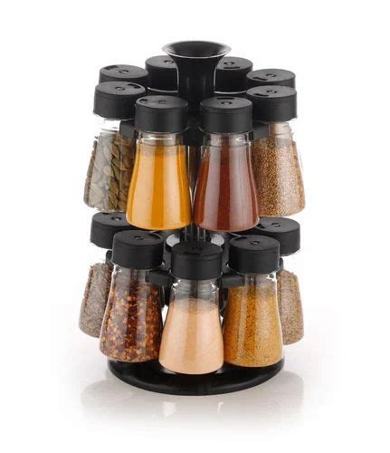 Plastic Circular Degree Rotating Spice Rack Pcs Regular Set