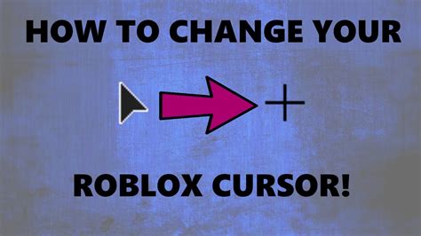 How To Change Your Roblox Cursor Youtube