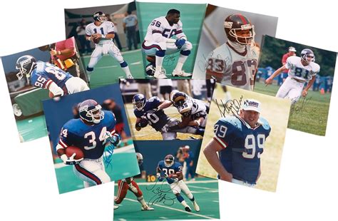 1990 Ny Giants Super Bowl Xxv Champions 16x20” In Person Signed