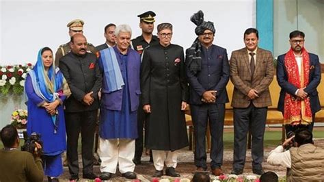 As Omar Takes Oath As Jandk Cm Here Are The Ministers In His Cabinet India News The Indian