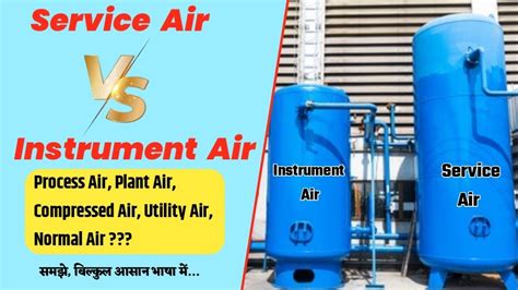 Service Air Vs Instrument Air Difference Between Process Air