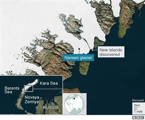 Student Discovers Five New Russian Islands In North As Arctic Ice