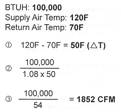 Hvac Formulas Equations Tessshebaylo