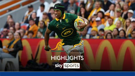 Rugby Championship highlights: Australia 12-30 South Africa | Rugby ...