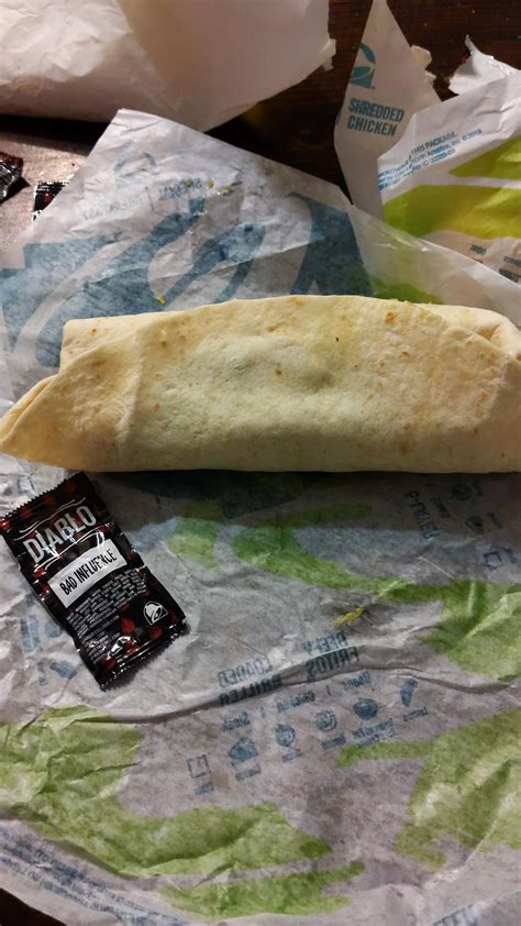 Prolly My Last 7 Layer Burrito With Diablo Sauce Rip Rtacobell