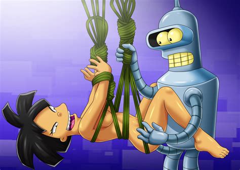 Rule 34 Amy Wong Bbmbbf Bender Bending Rodriguez Bondage Breasts Female Futurama Male Male