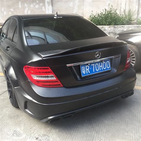 For Mercedes W204 Spoiler R Style C Class W204 C180 C200 C250 C260