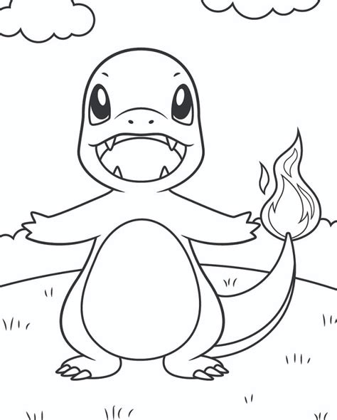 Disegni Di Charmander Da Colorare Disegni Colorare