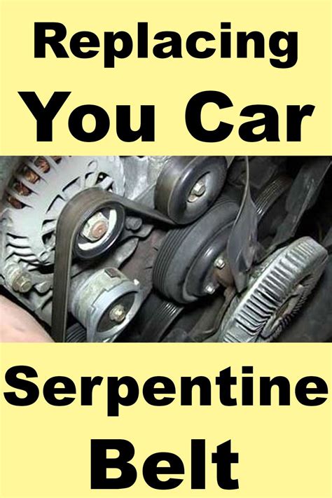 How To Replace The Serpentine Belt