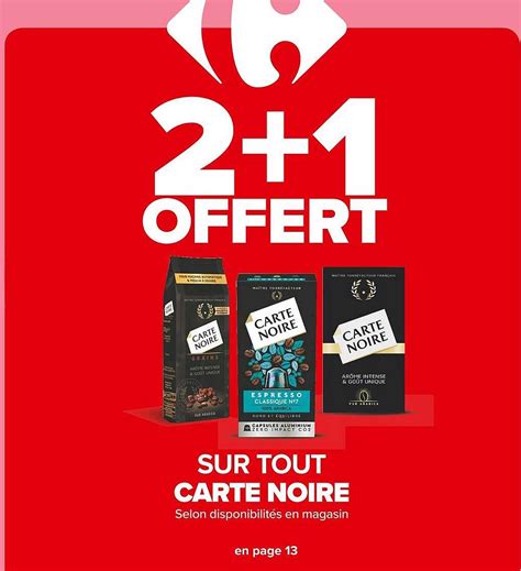 Promo Carte Noire Chez Carrefour Market ICatalogue Fr