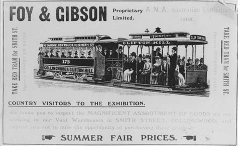 print reproduction  foy gibson advertisement