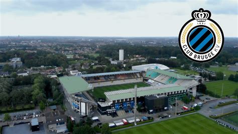 Drone Tour In The Jean Breydel Stadium Brujas Belgica Youtube