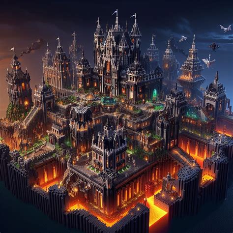 AI Minecraft Dark Castle by JA2H on DeviantArt