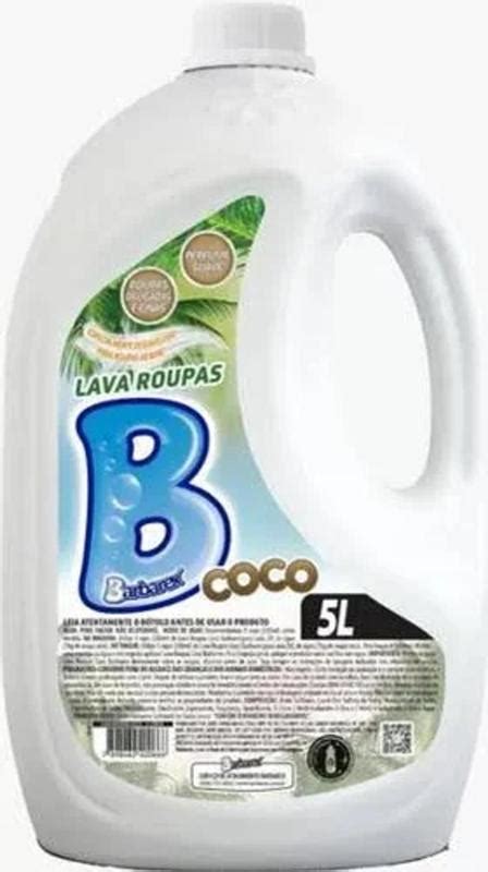 Lava Roupas Coco 5 Litros Barbarex Detergente Magazine Luiza