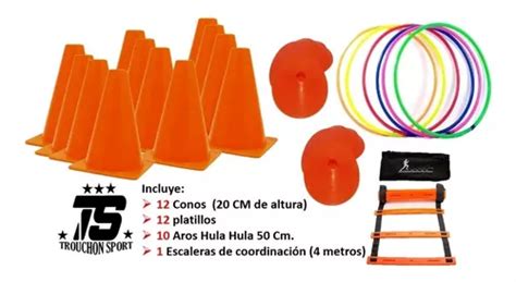 Escalera Agilidad Aros Conos Kit Entrenamiento Deportivo Env O Gratis