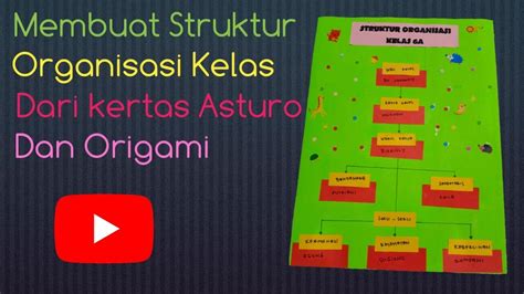 Cara Membuat Struktur Organisasi Kelas Dari Kertas Asturo Dan Origami