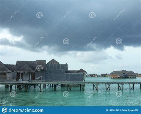 Classic Water Villa in Gili Lankanfushi Maldives Stock Image - Image of ...