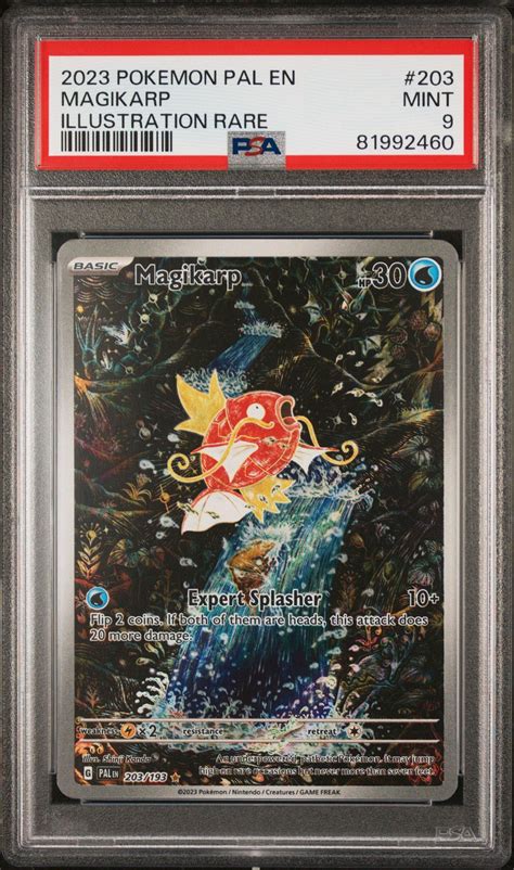 Pokemon Pal En Paldea Evolved Magikarp Psa Gamestop