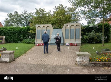 The Dambusters Memorial In Woodhall Spa Lincolnshire Uk The 617