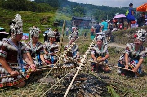 融水苗族烧鱼节 节日民俗 炎黄风俗网