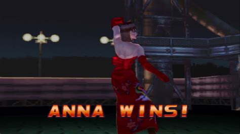 Tekken 3 Anna Williams Intro And Win Poses Youtube