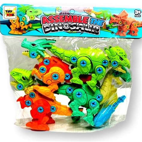 Brinquedo Dinossauro Monta E Desmonta Educativo Dino Chaves Envio