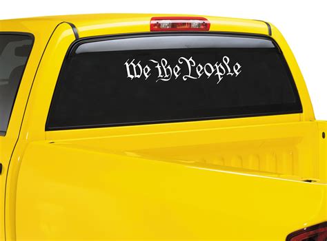 We The People Vinyl Decal