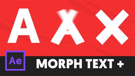 How To Morph TEXT In After Effects CC Tutorial T026 YouTube