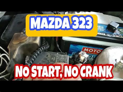 Mazda No Start No Crank Youtube