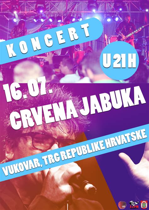 Koncert Grupe Crvena Jabuka Turisti Ka Zajednica Grada Vukovara