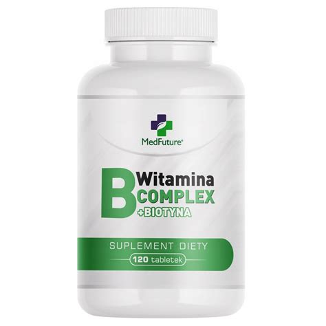 WITAMINA B Complex B1 B2 B3 B5 B6 B12 Biotyna 120 Tabletek