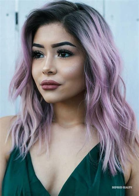 Chocolate Lilac Hair Color Looks Pastel Favorite Inspired Beauty