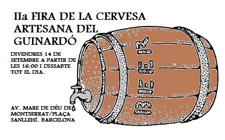 Cerveza Artesanal en Catalunya Fira de la Cervesa Artesana del Guinardó