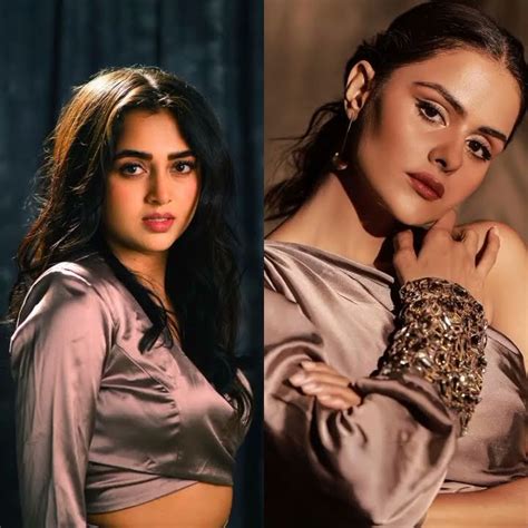 Same Look Tejaswi Prakash Vs Priyanka Choudhary Which Is Your Favourite