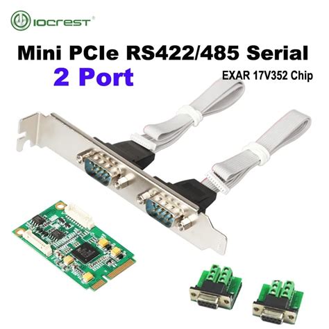 Carte Contr Leur Industriel E S Mini Pcie Ports Rs Rs Db