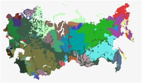 Ethnic Map Of The Russian Empire